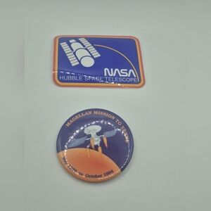 Nasa Hubble Space Telescope Sticker & Magellan Mission to Venus May 89 to OCT 94